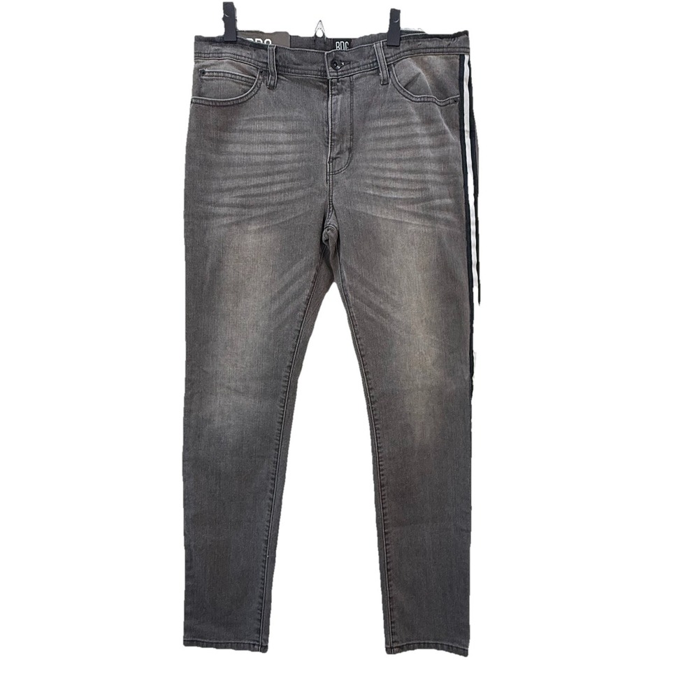 BDG Men's Skinny Stretch Jeans Urban Outfitters,‎ Size 34 X 31 Distressed Stripe